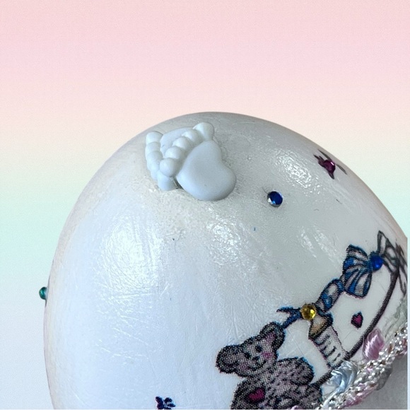 𝑯𝒂𝒏𝒅𝒎𝒂𝒅𝒆 Goose Egg Creation, Baby Boy GIFT - Picture 9 of 10